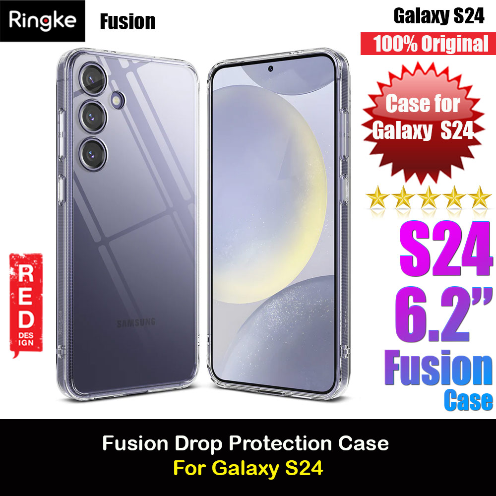 Ringke Fusion Drop Protection Case for Samsung Galaxy S24 (Clear)