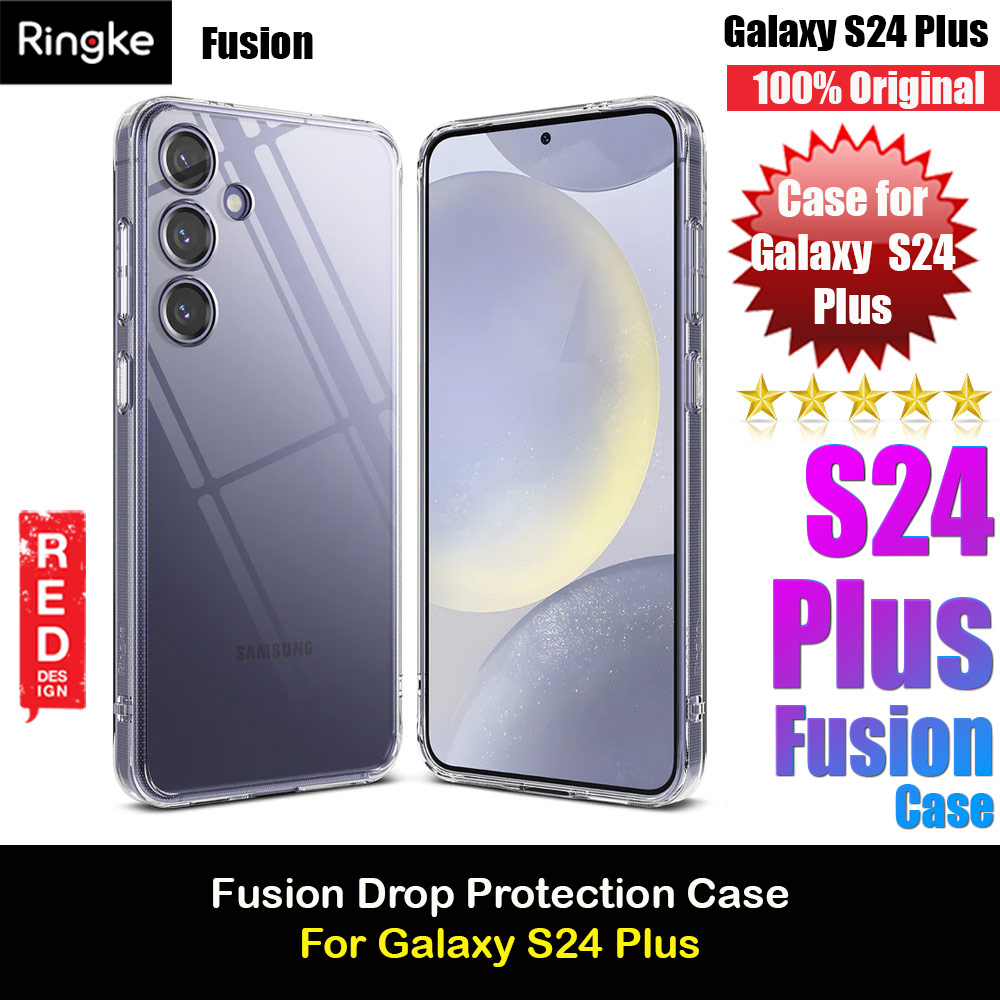 Ringke Fusion Drop Protection Case for Samsung Galaxy S24 Plus (Clear)
