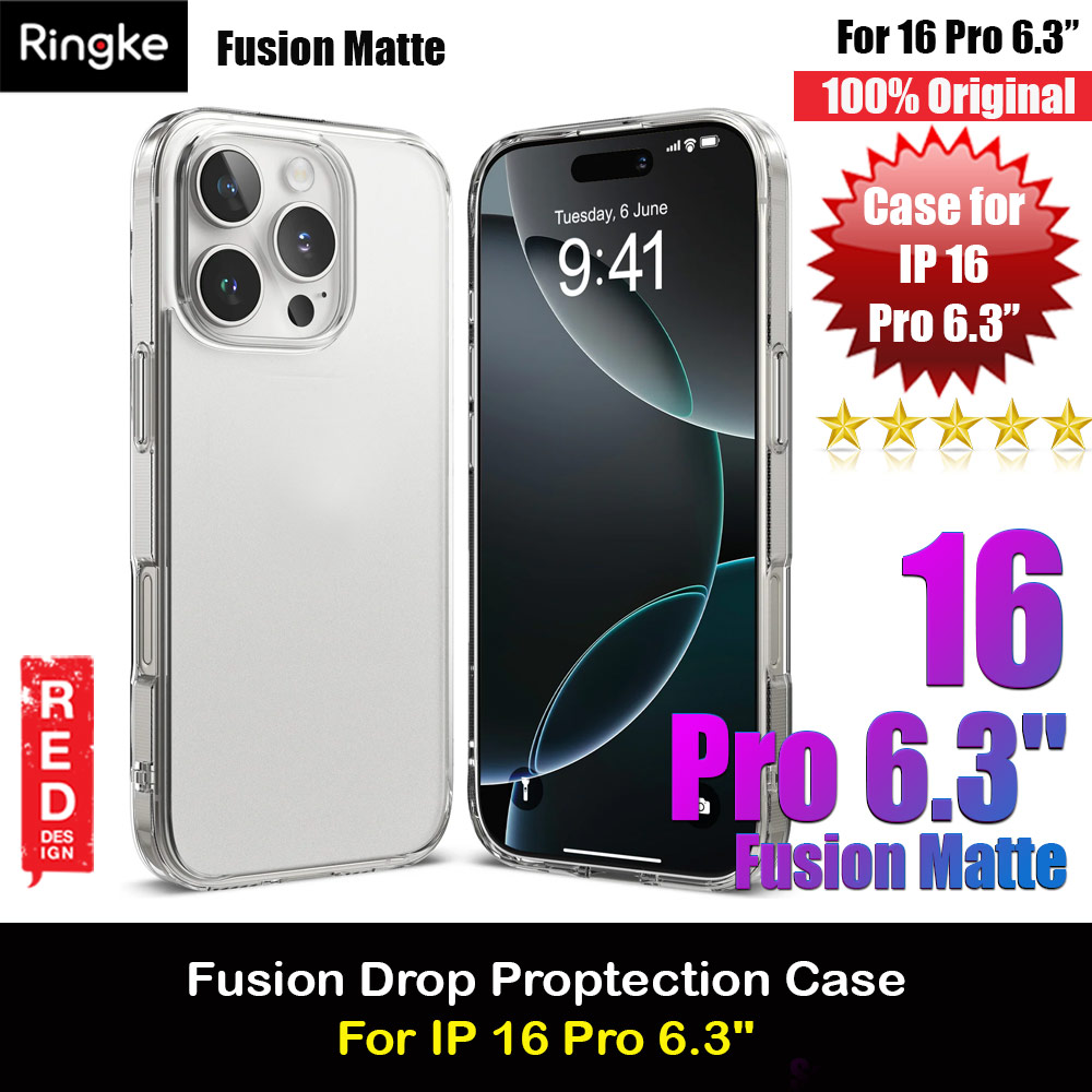 Ringke Fusion Drop Protection Case for Apple iPhone 16 Pro 6.3 (Matte)