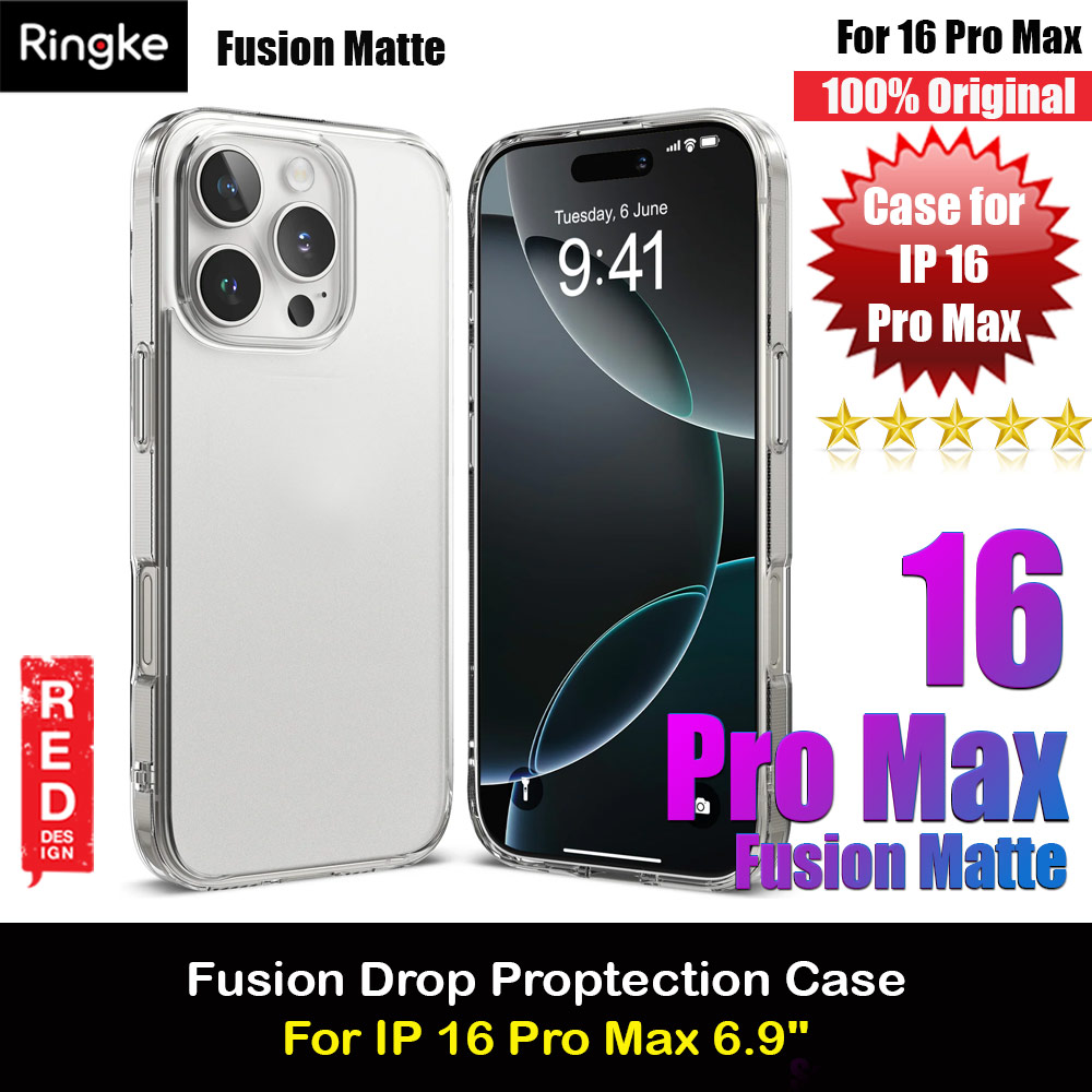 Ringke Fusion Drop Protection Case for Apple iPhone 16 Pro Max 6.9 (Matte)