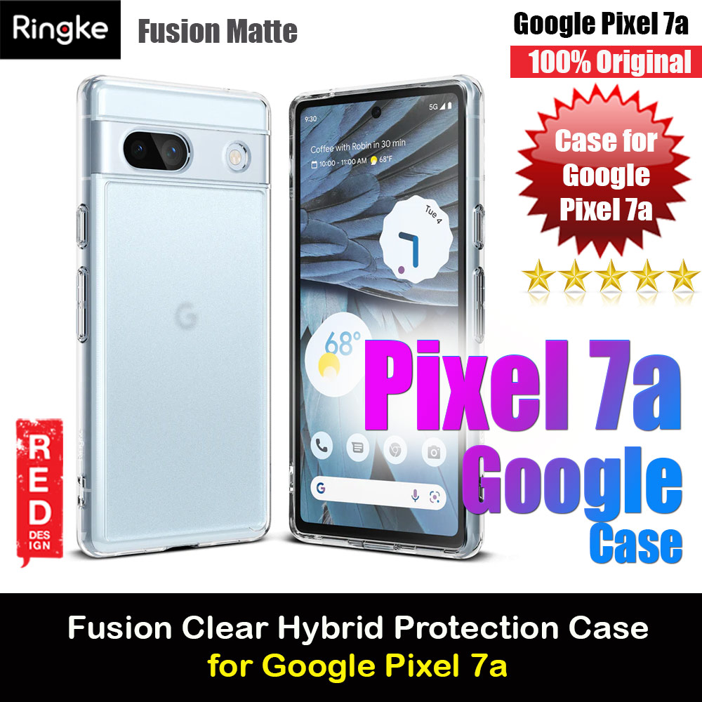 Ringke Fusion Hybrid Clear Protection for Google Pixel 7a (Matte Clear)
