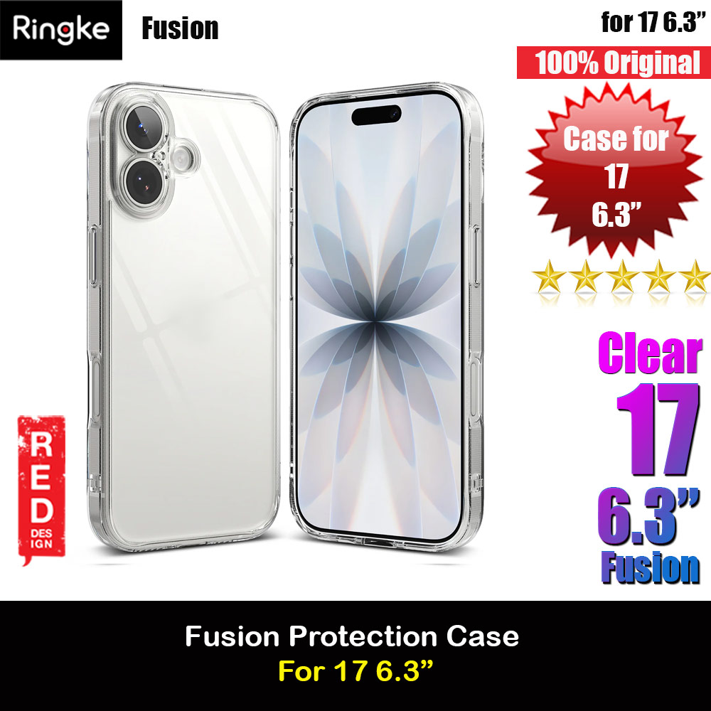 Ringke Fusion Slim Drop Protection Case for iPhone 17 6.3 (Clear)