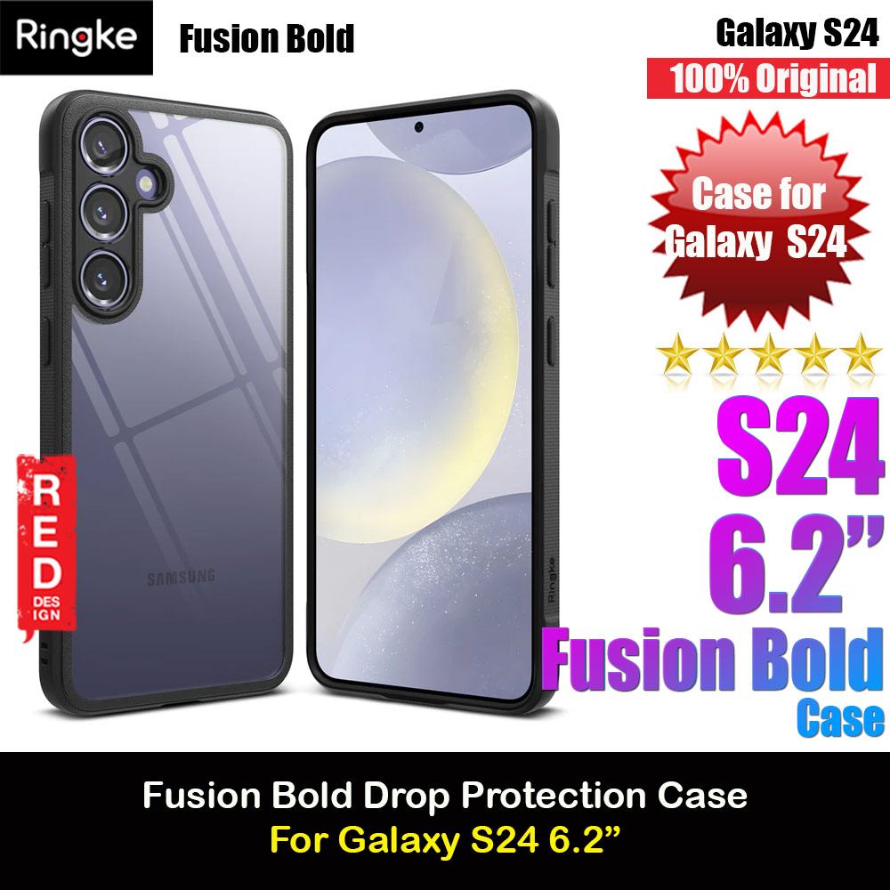 Ringke Fusion Bold Drop Protection Case for Samsung Galaxy S24 (Black)