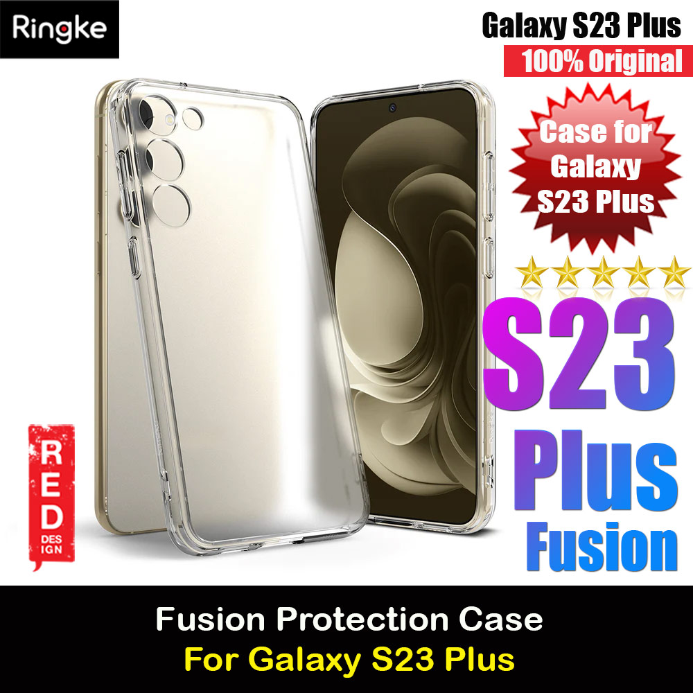 Ringke Fusion Transparent Protection Case for Samsung Galaxy S23 Plus (Matte Clear)