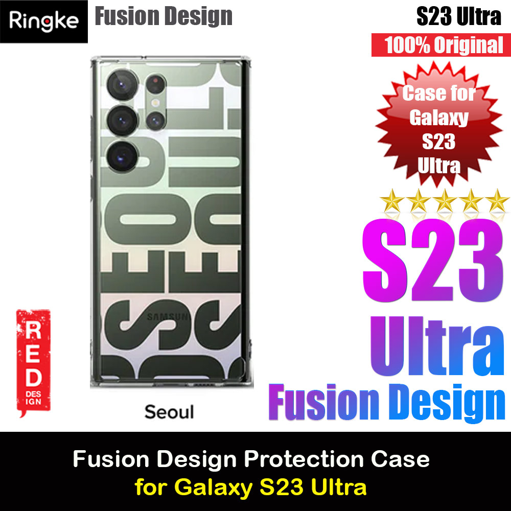 Ringke Fusion Design Transparent Protection Case for Samsung Galaxy S23 Ultra (Seoul)