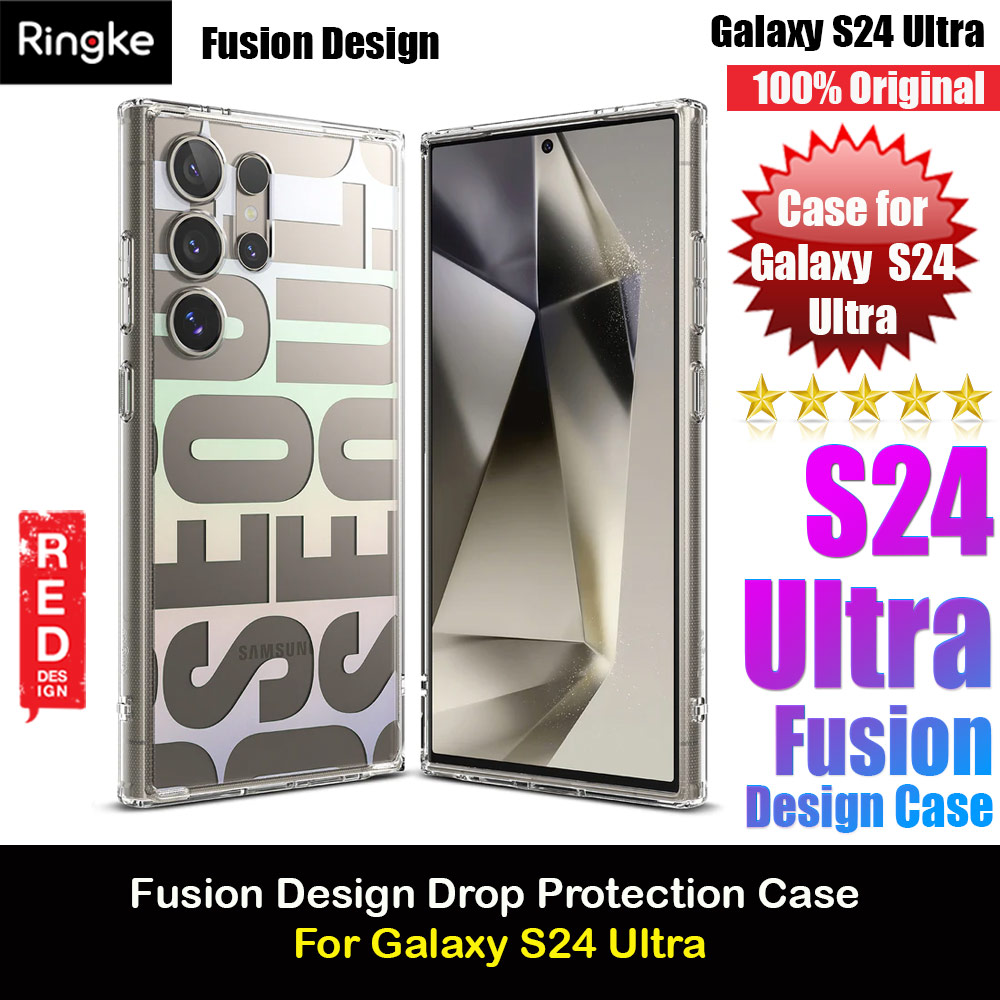 Ringke Fusion Design Drop Protection Case for Samsung Galaxy S24 Ultra 6.8 (Seoul)