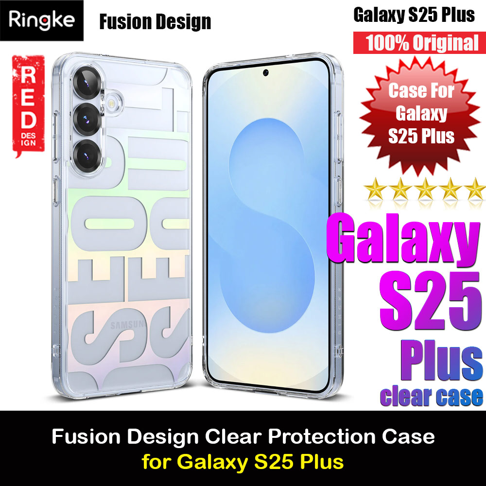 Ringke Fusion Design Transparent Protection Case for Samsung Galaxy S25 Plus(Seoul)