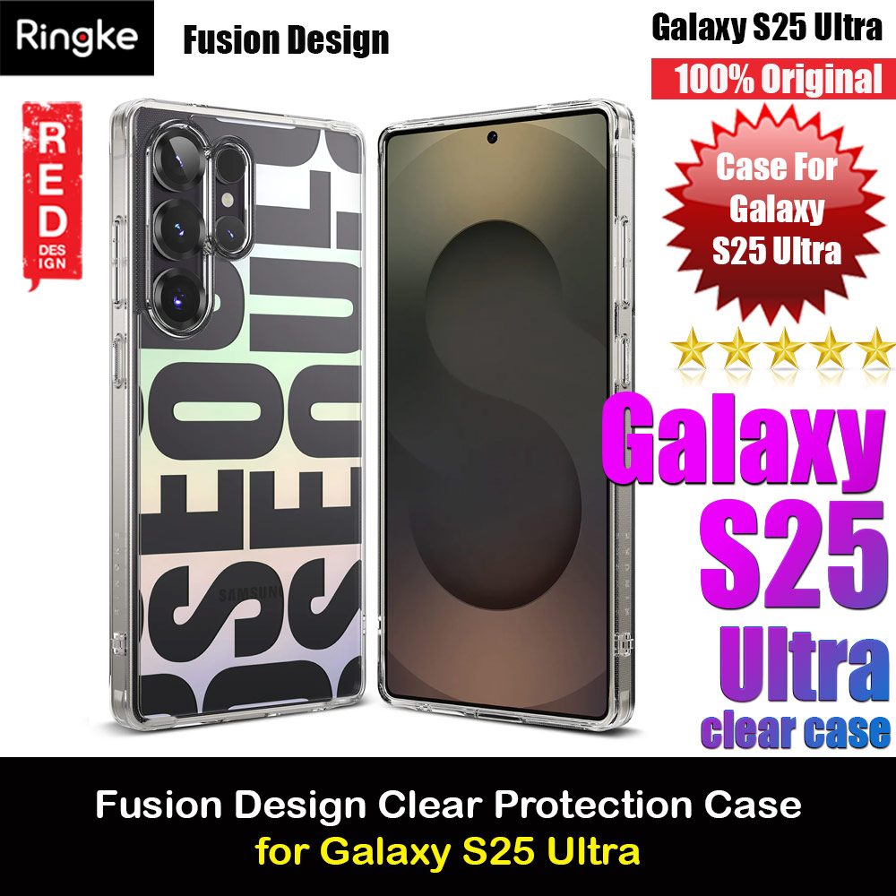 Ringke Fusion Design Transparent Protection Case for Samsung Galaxy S25 Ultra (Seoul)