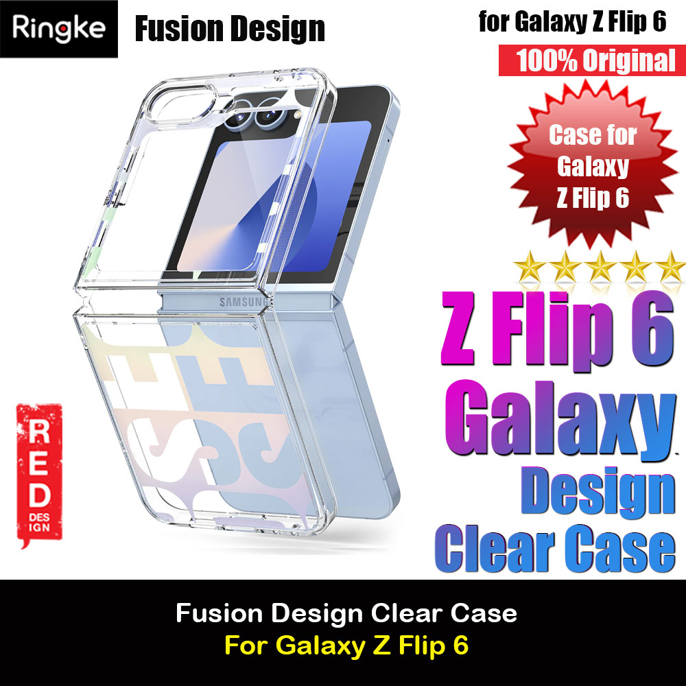 Ringke Fusion Design Protection Case with Strap Hole for Samsung Galaxy Z Flip 6 (Seoul)