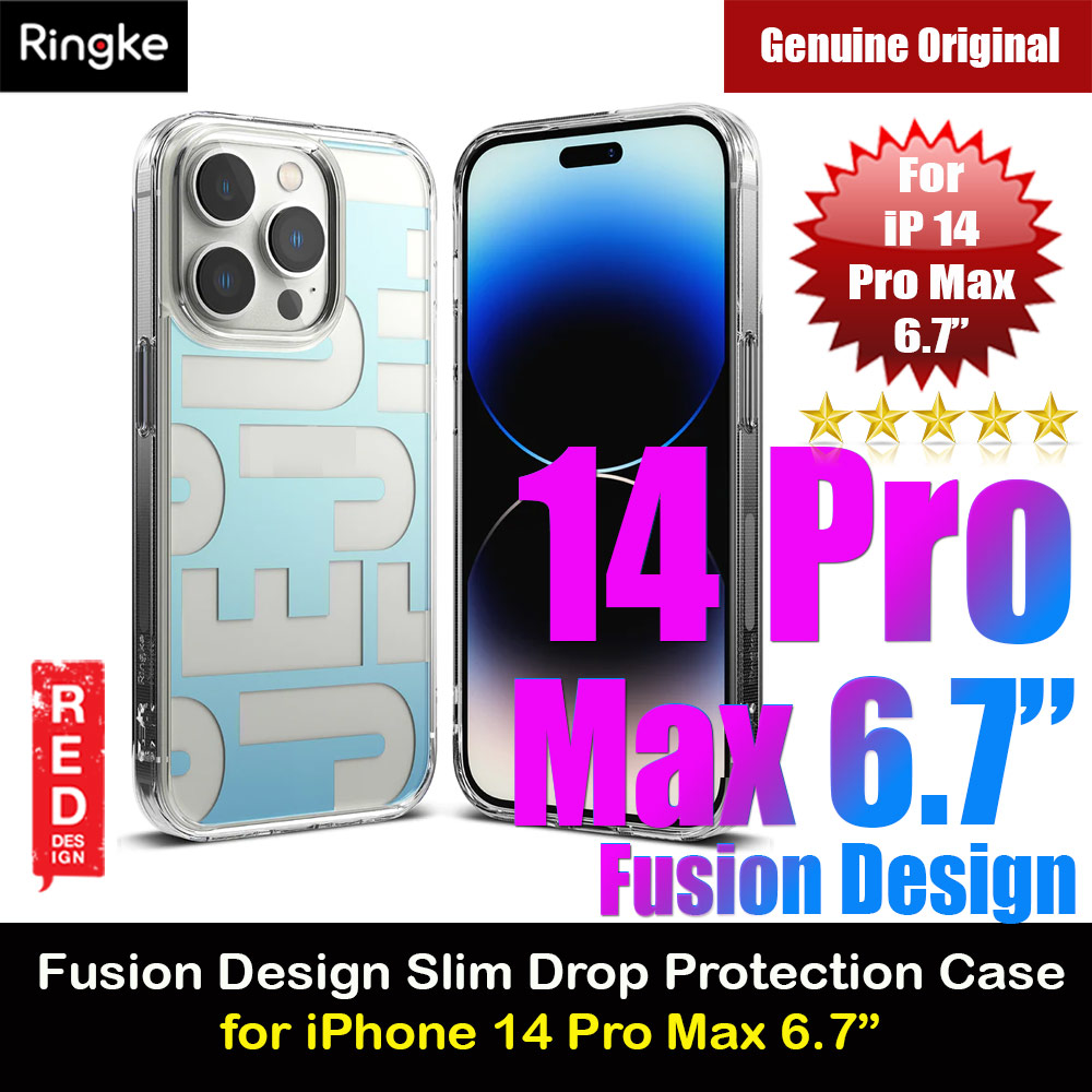 Ringke Fusion Design Female Modern Women Girl Trendy Design Slim Drop Protection Case for iPhone 14 Pro Max 6.7 (Jeju)