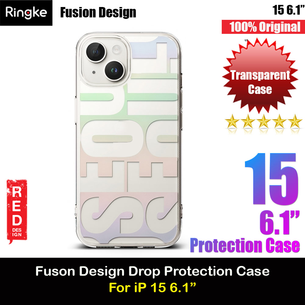 Ringke Fusion Design Female Modern Women Girl Trendy Design Slim Drop Protection Case for iPhone 15 6.1 (Seoul)