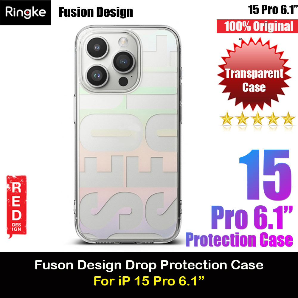 Ringke Fusion Design Female Modern Women Girl Trendy Design Slim Drop Protection Case for iPhone 15 Pro 6.1 (Seoul)
