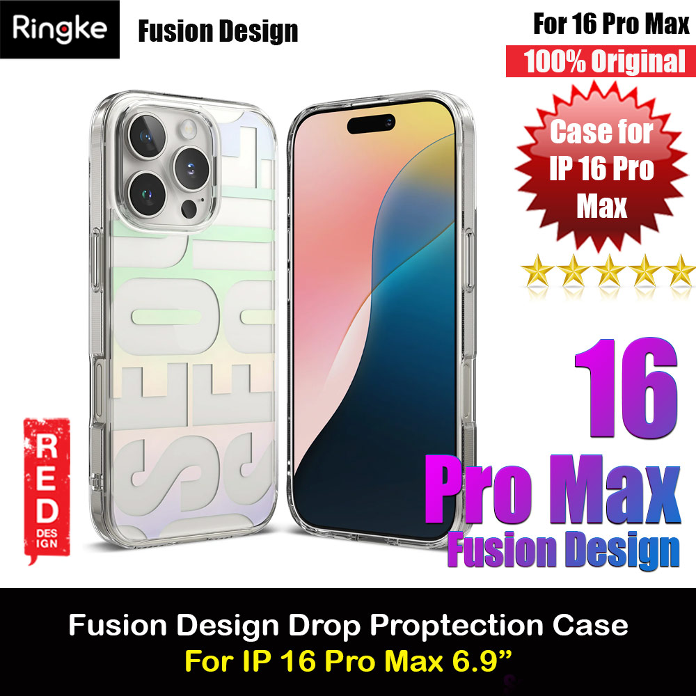 Ringke Fusion Design Drop Protection Case for iPhone 16 Pro Max 6.9 (Seoul)