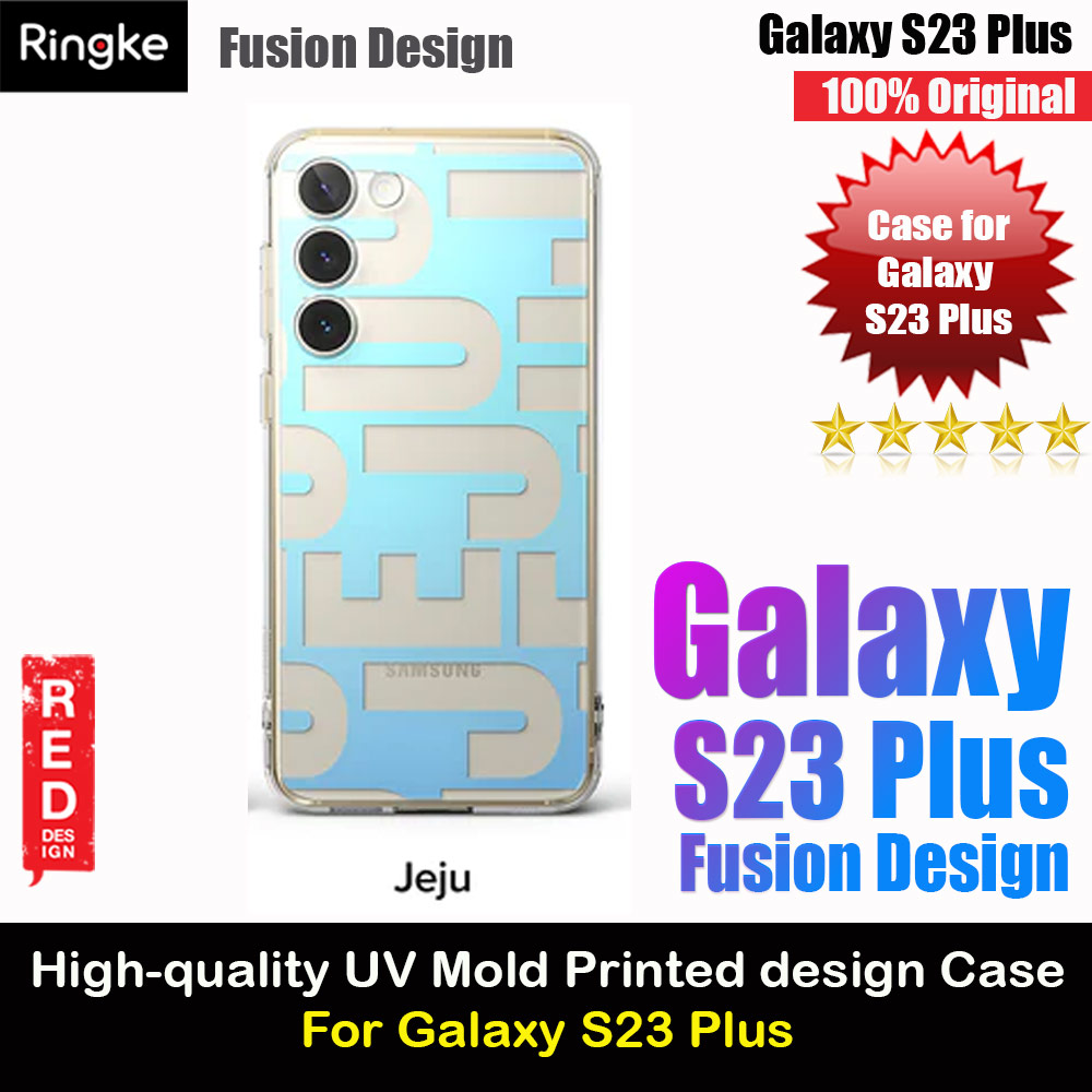 Ringke Fusion Design Transparent Protection Case for Samsung Galaxy S23 Plus (Jeju)