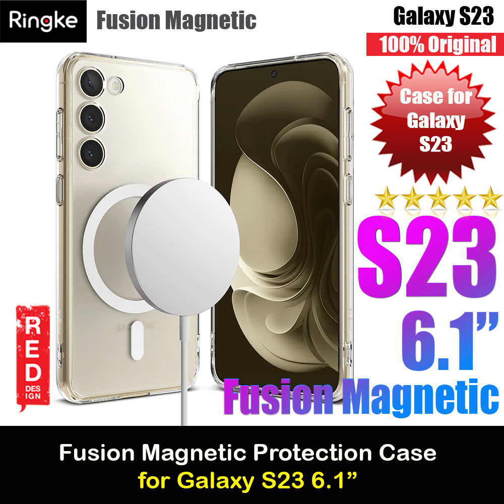 Ringke Fusion Magnetic Transparent Protection Case for Samsung Galaxy S23 (Matte)
