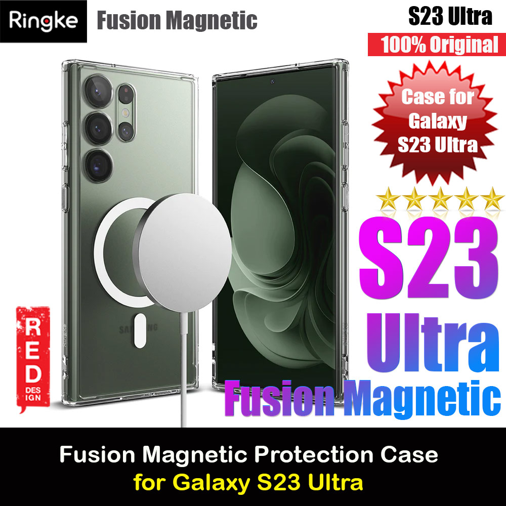 Ringke Fusion Magnetic Transparent Protection Case for Samsung Galaxy S23 Ultra (Matte)