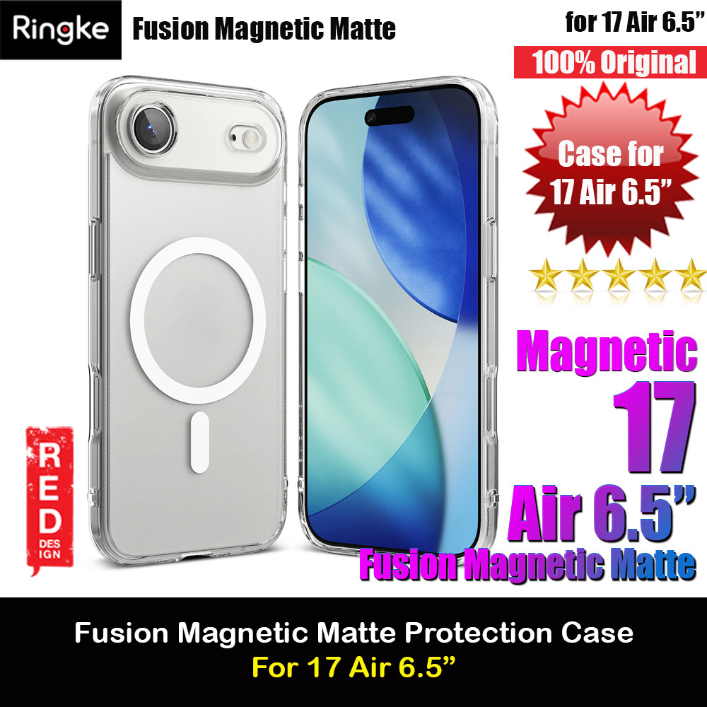 Ringke Fusion Magnetic Slim Drop Protection Case Magsafe Compatible for  iPhone 17 Air 6.5 (Matte)