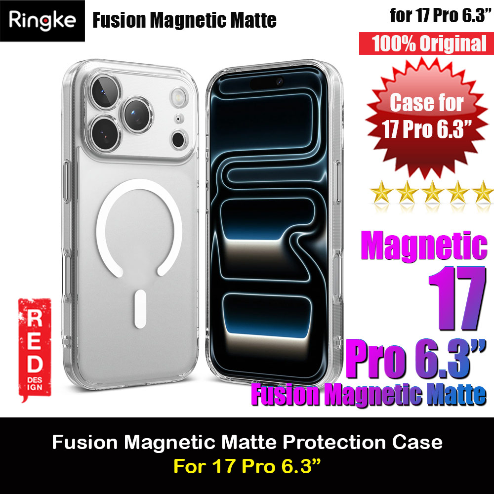 Ringke Fusion Magnetic Slim Drop Protection Case Magsafe Compatible for  iPhone 17 Pro 6.3 (Matte)