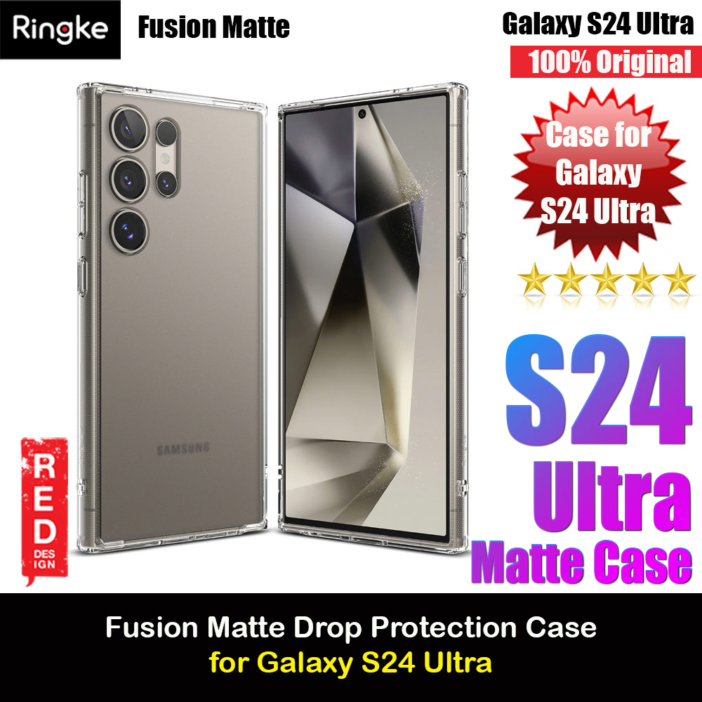 Ringke Fusion Drop Protection Case for Samsung Galaxy S24 Ultra 6.8 (Matte)