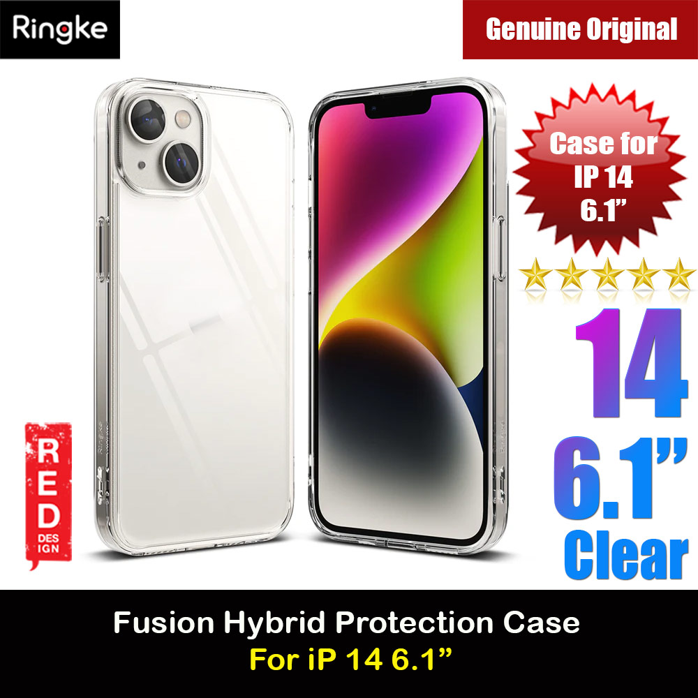 Ringke Fusion Protection Case for Apple iPhone 14 6.1 (Clear)