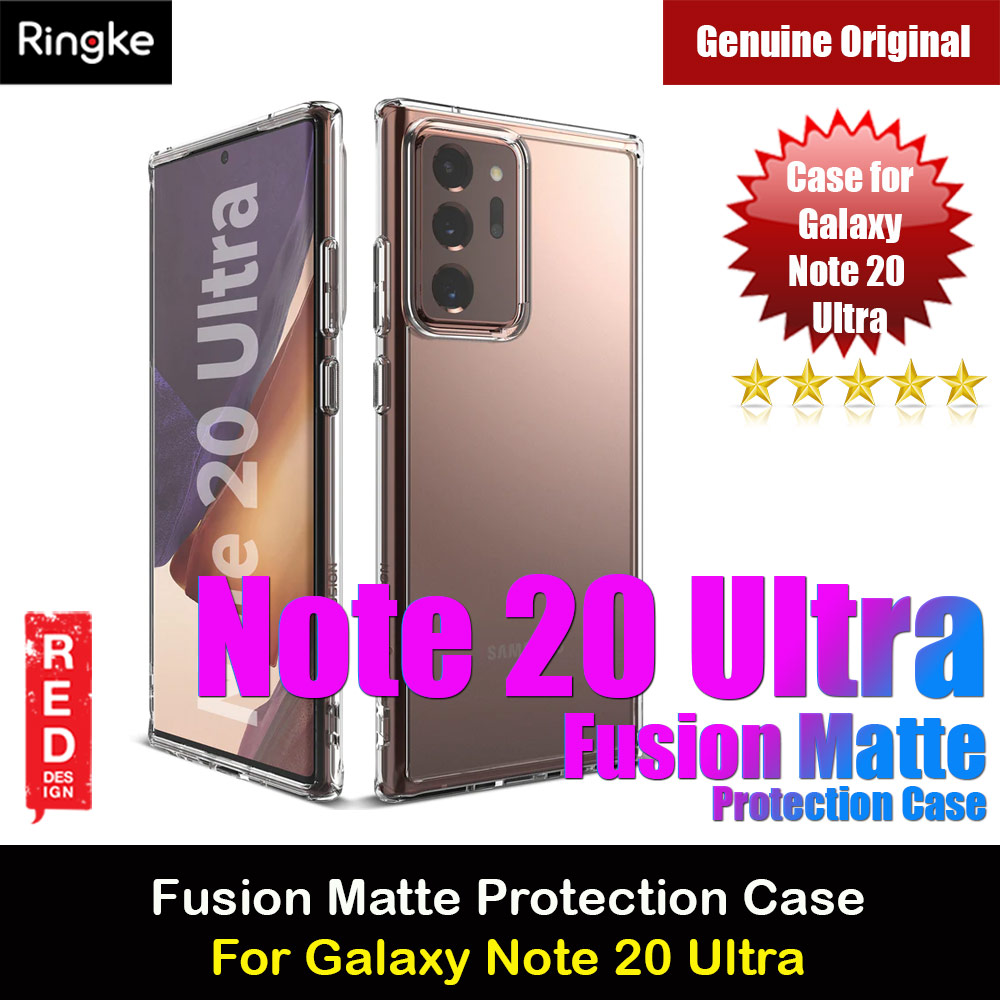 Ringke Fusion Matte Protection Case for Samsung Galaxy Note 20 Ultra 6.9 (Matte Clear)