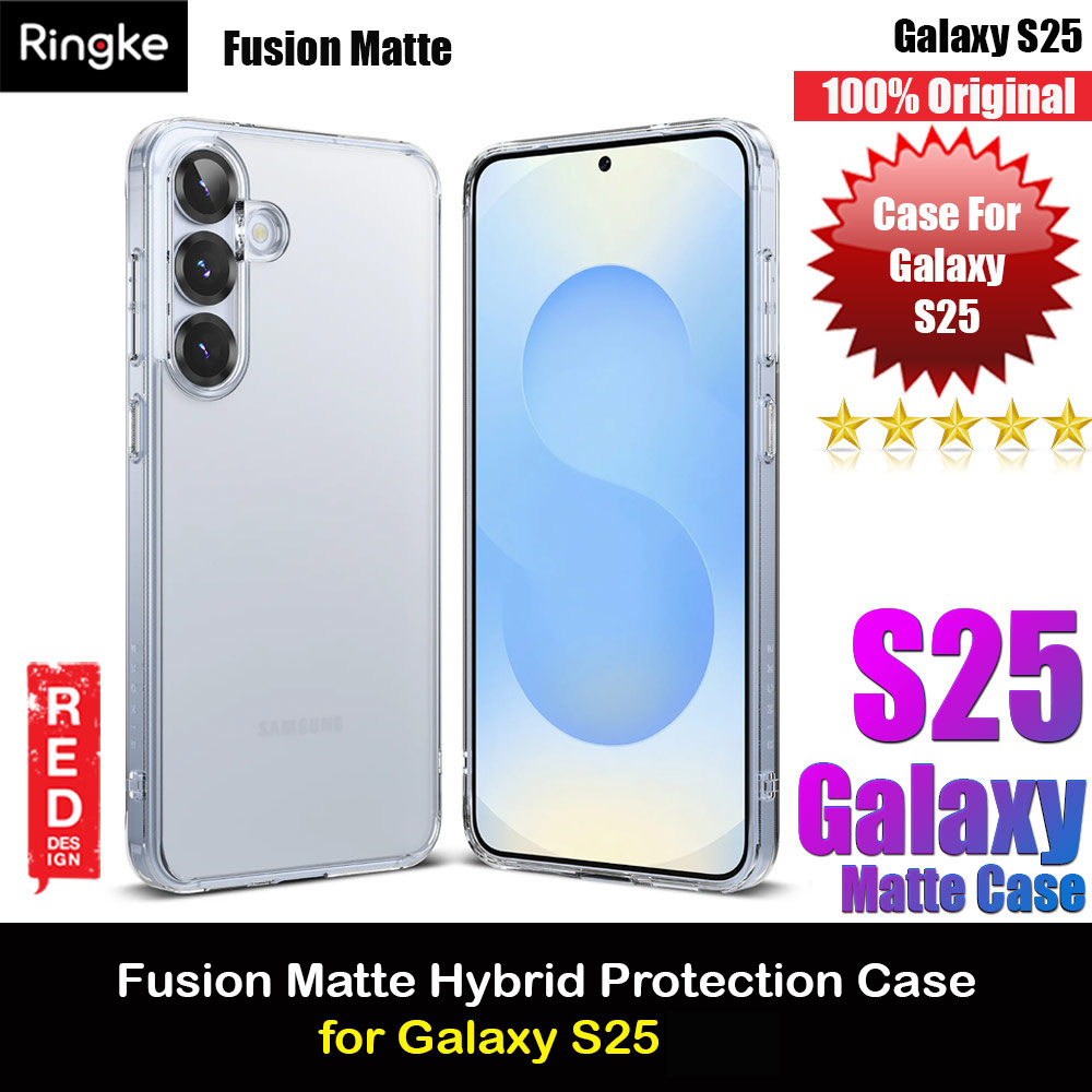 Ringke Fusion Transparent Protection Case for Samsung Galaxy S25 (Matte)