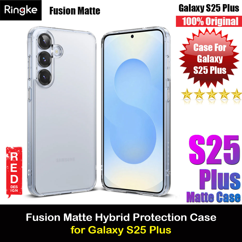 Ringke Fusion Transparent Protection Case for Samsung Galaxy S25 Plus (Matte)