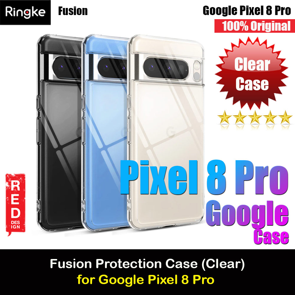Ringke Fusion Protection Case for Google Pixel 8 Pro (Clear)