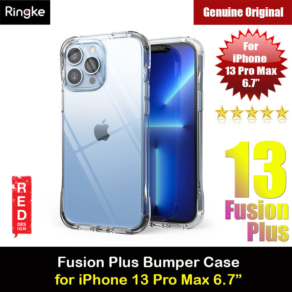 Ringke Fusion Plus Protection Case for Apple iPhone 13 Pro Max 6.7 (White Black)
