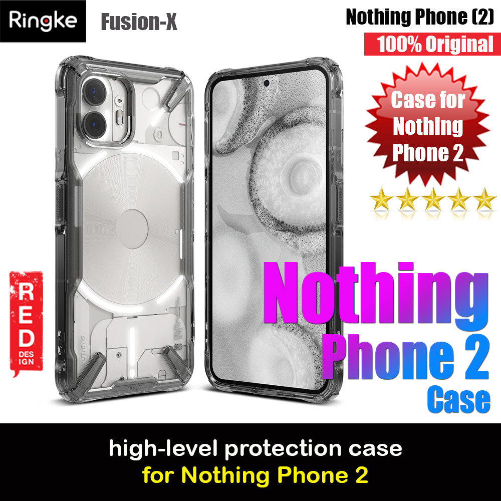 Ringke Fusion X High Level Protection Case for Nothing Phone 2  (Smoke Black)