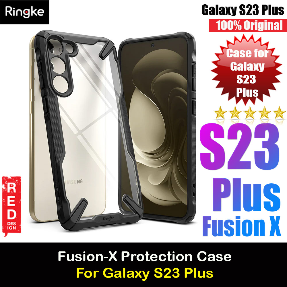 Ringke Fusion X Drop Protection Case for Samsung Galaxy S23 Plus (Black)