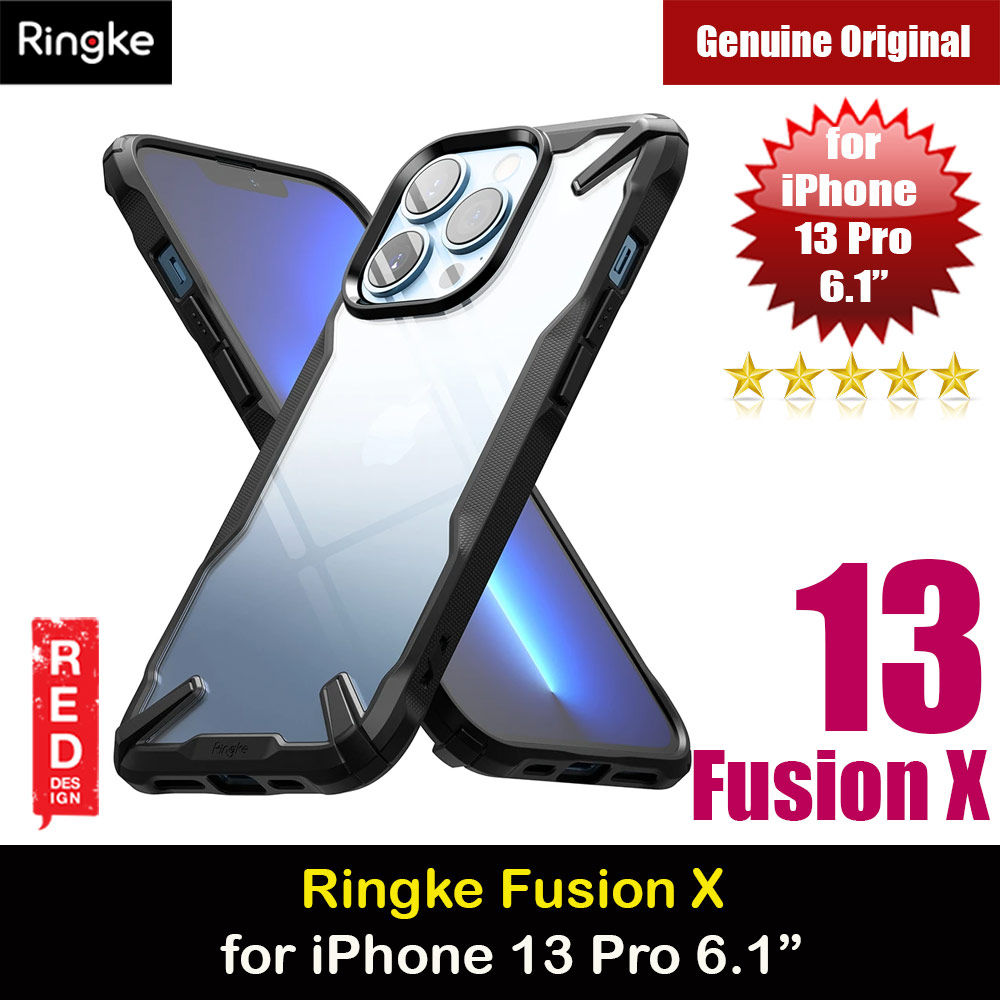 Ringke Fusion X Protection Case for Apple iPhone 13 Pro 6.1 (Black)