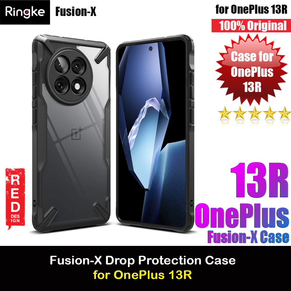 Ringke Fusion X One Plus 13R Drop Protection Case for OnePlus 13R (Black)