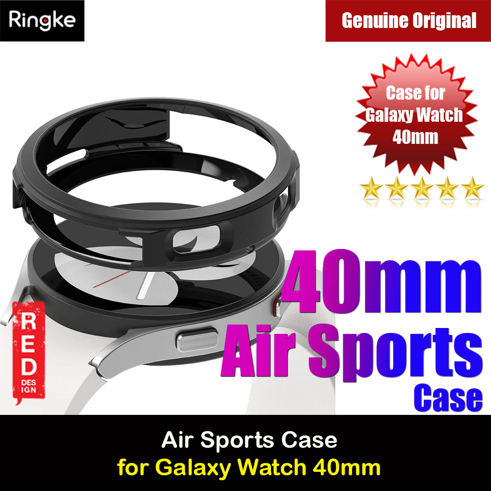 Ringke Air Sports Soft Bumper Case for Galaxy Watch 4 40mm Case (Black)