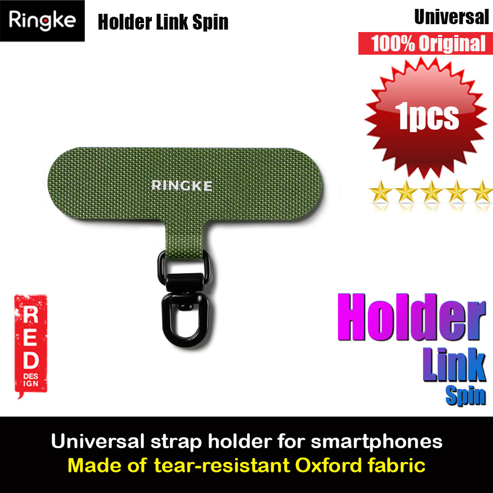 Ringke Holder Link Spin T Shape for Strap (Olive Green)