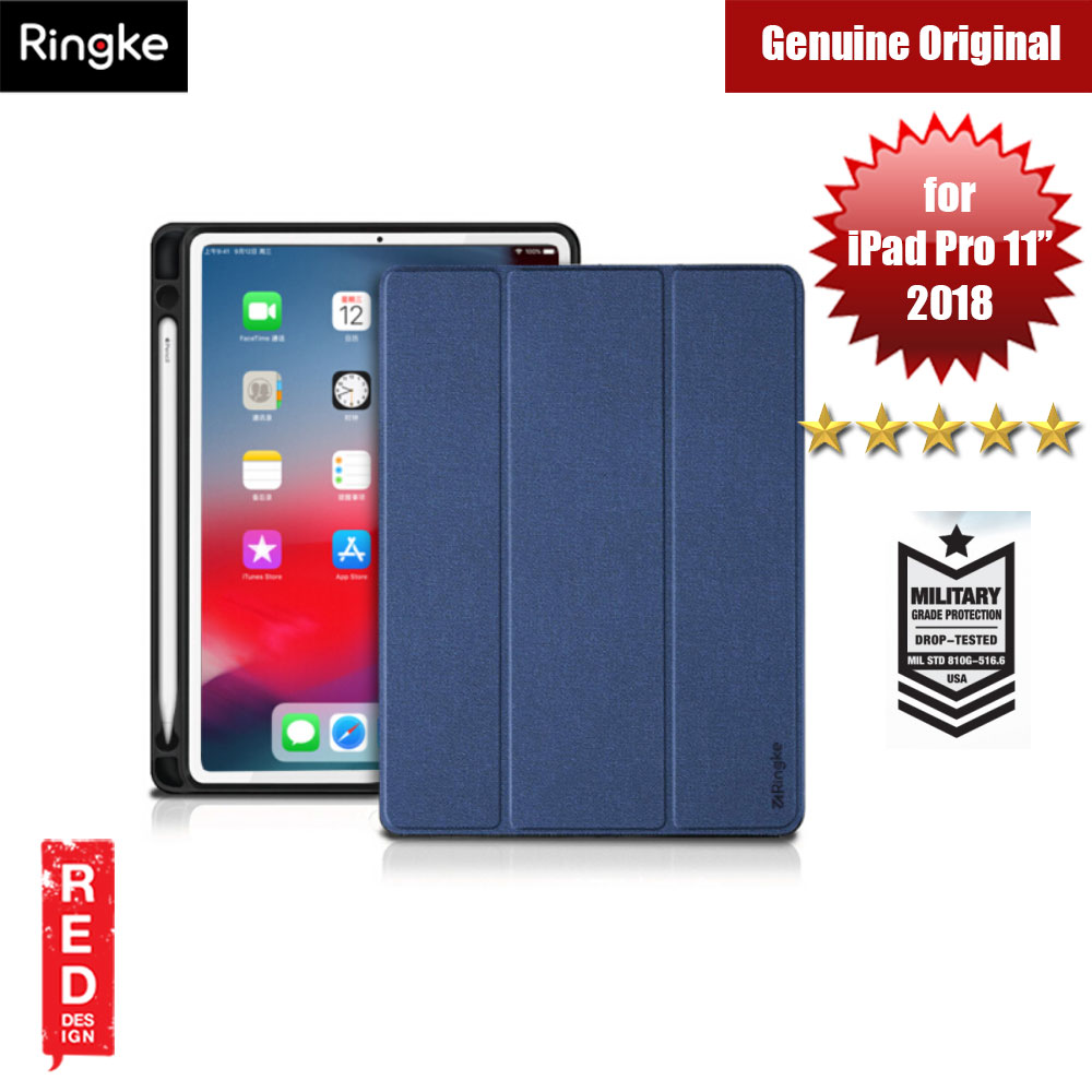Ringke Shock Impact Standable Smart Case for Apple iPad Pro 11" (Blue)