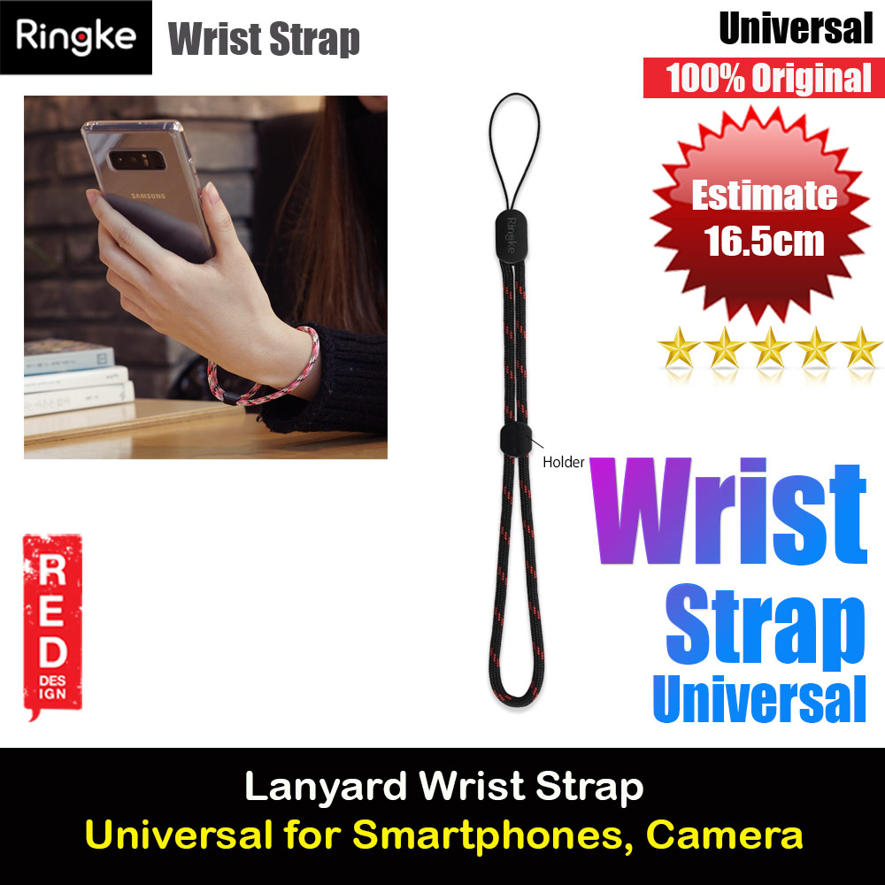 Ringke Paracord Lanyard Wrist Strap (Black Ruby)