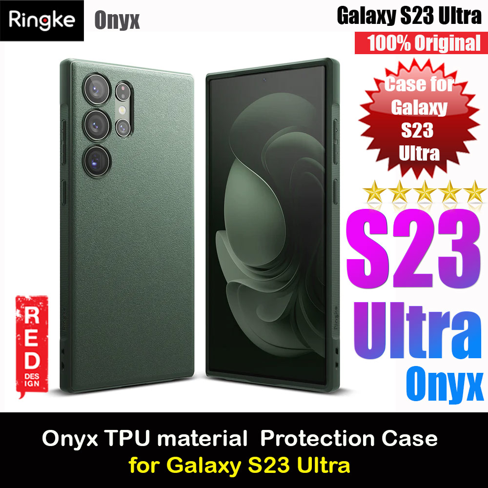 Ringke Onyx Drop Protection Case for Samsung Galaxy S23 Ultra (Dark Green)