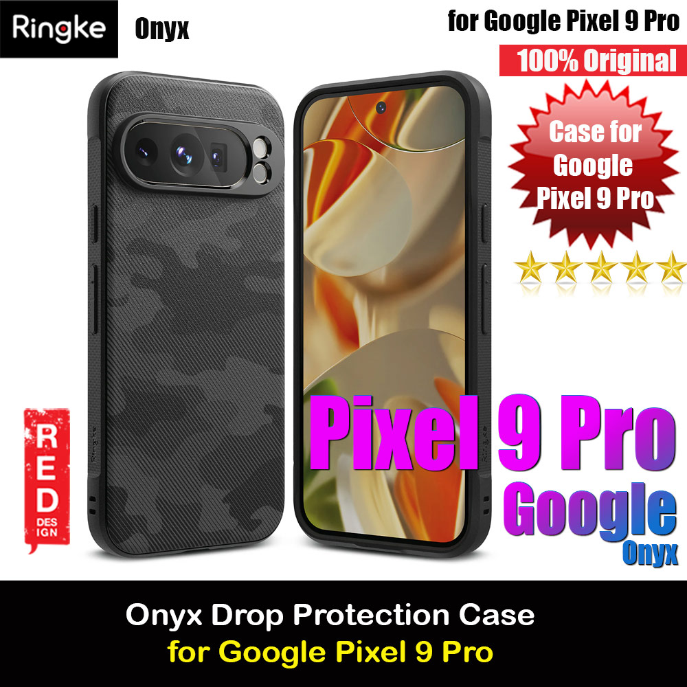 Ringke Onyx Drop Protection Case for Google Pixel 9 Pro (Camo Black)