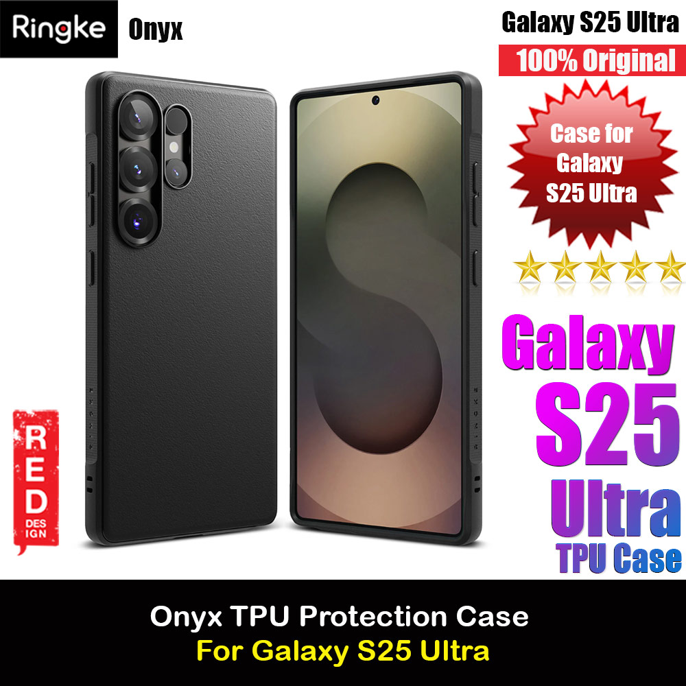 Ringke Onyx TPU Protection Case for Samsung Galaxy S25 Ultra (Black)