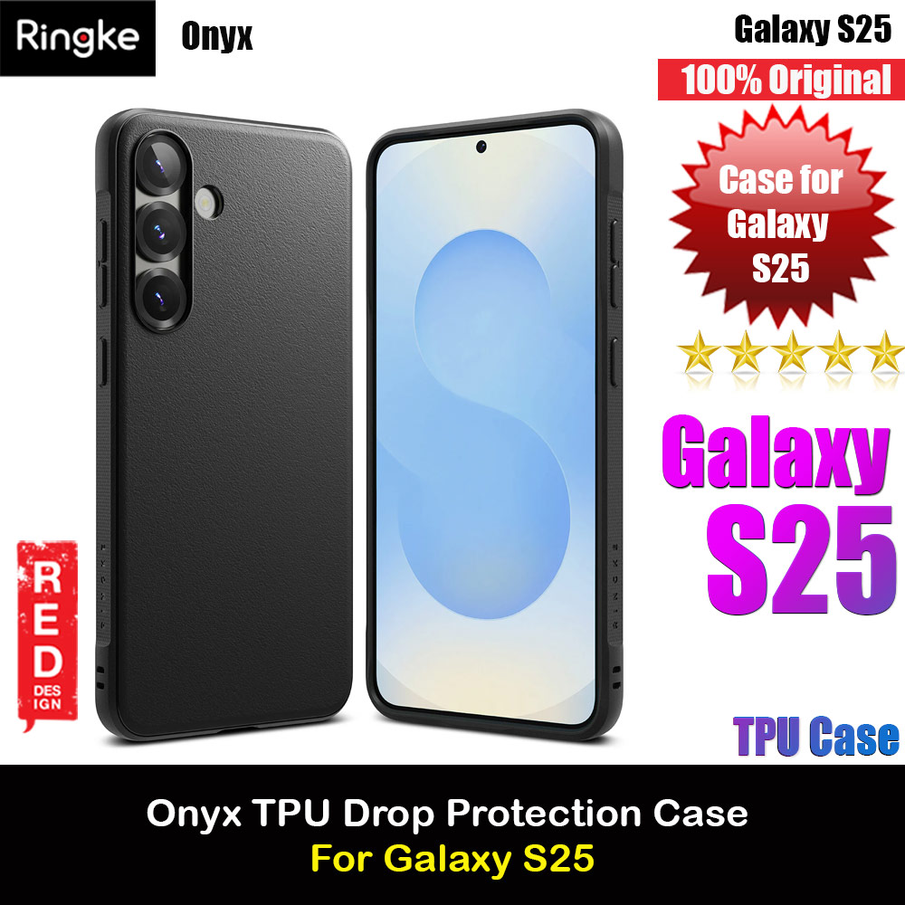 Ringke Onyx TPU Protection Case for Samsung Galaxy S25 (Black)