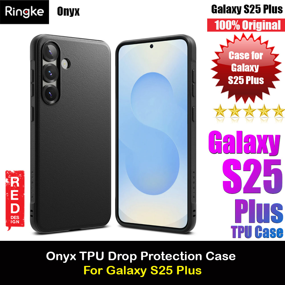 Ringke Onyx TPU Protection Case for Samsung Galaxy S25 Plus (Black)