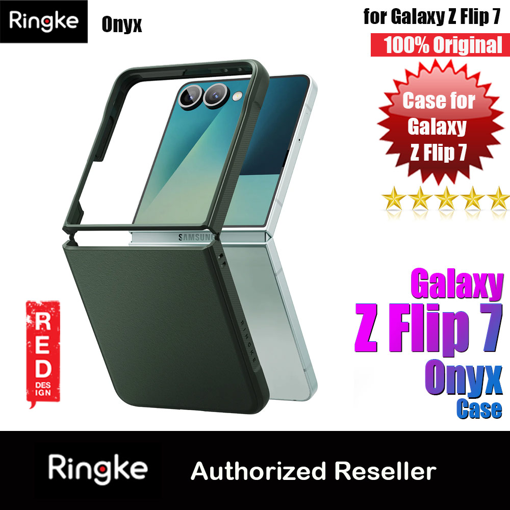 Ringke Onyx Heavy Duty Case for Samsung Galaxy Z Flip 7 (Dark Green)