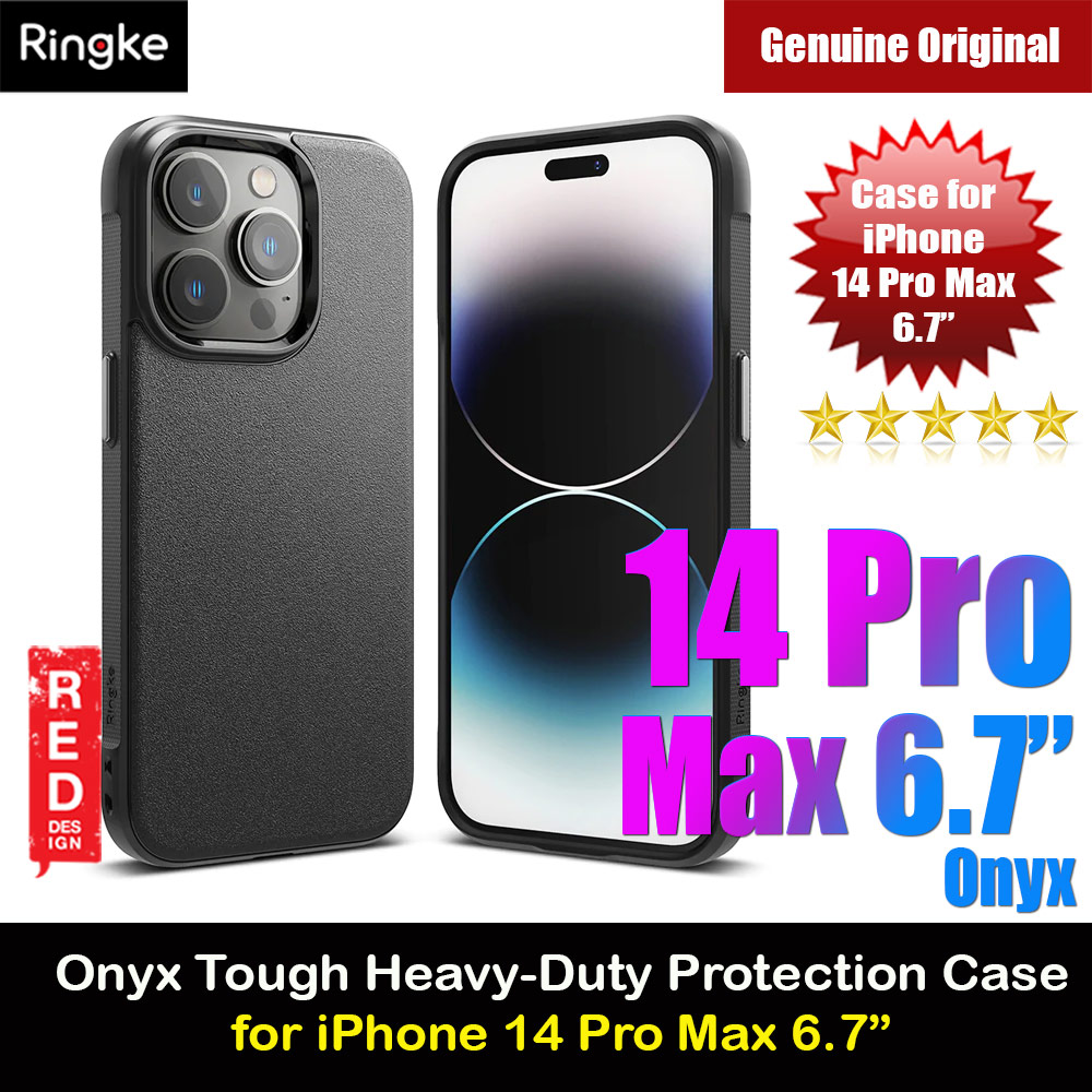 Ringke Onyx Tough Heavy Duty Protection Case for Apple iPhone 14 Pro Max 6.7 (Black)