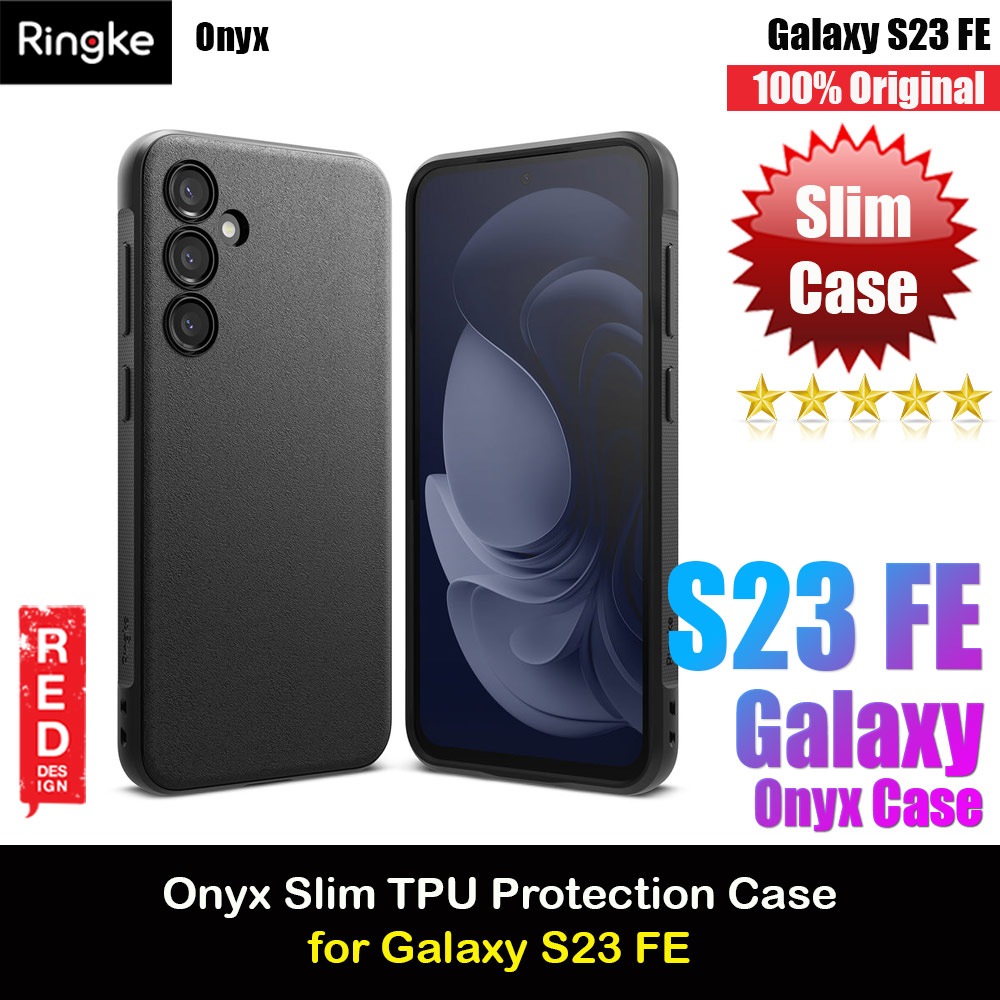 Ringke Onyx Slim Lightweight Drop Protection Case Casing for Galaxy S23 FE (Black)