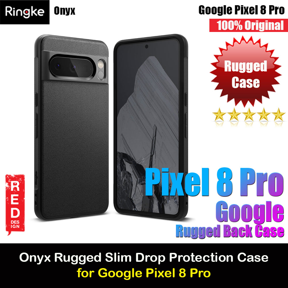 Ringke Onyx Heavy Duty Drop Protection Case for Google Pixel 8 Pro (Black)