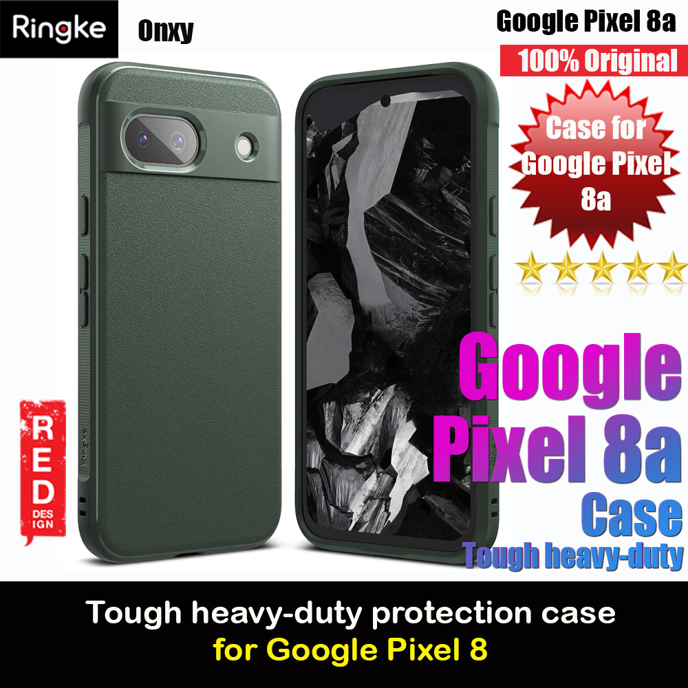 Ringke Onyx Heavy Duty Drop Drop Protection Case for Google Pixel 8a (Green)