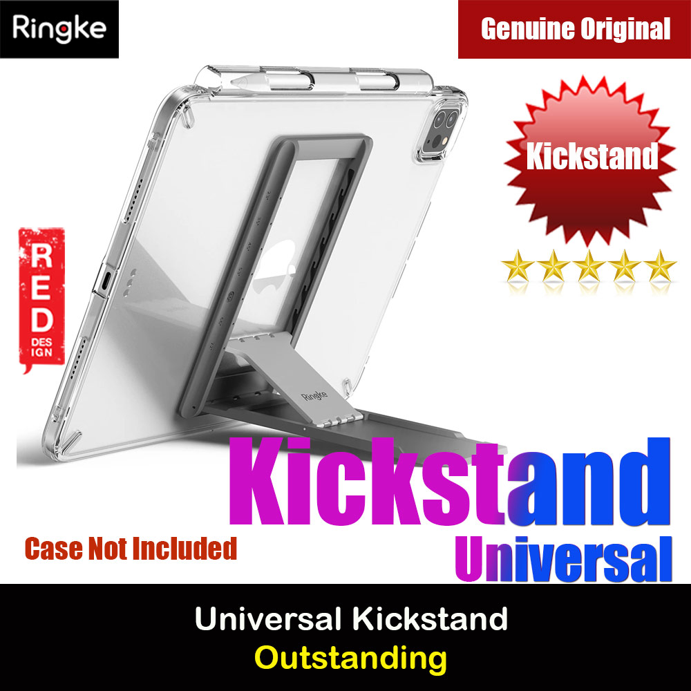 Ringke Outstanding Universal Kickstand Stick On Tablets Stand for iPad iPad Air (Dark Gray)