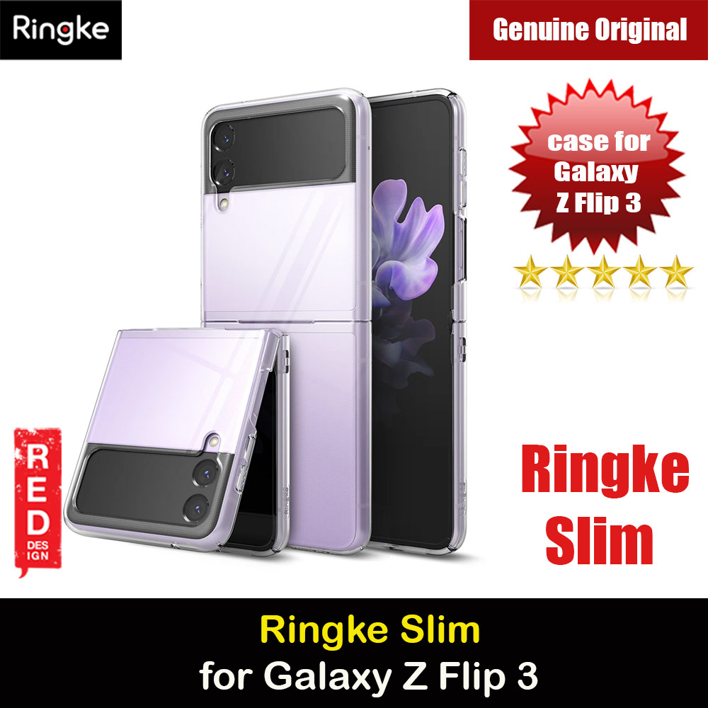 Ringke Slim Protection Clear Case for Samsung Galaxy Z Flip 3 (Clear)