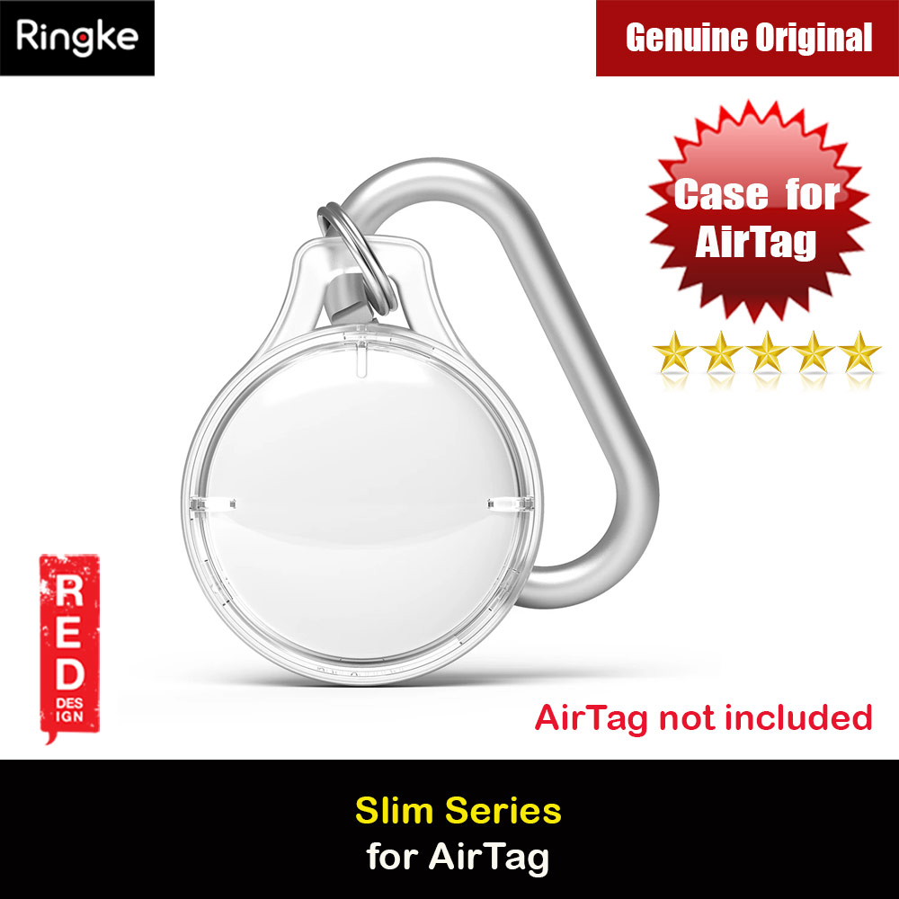 Ringke Slim Case Slim and Lightweight Case for Airtag (Clear)
